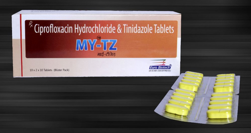 ciprofloxacin 500mg tinidazole 600 mg