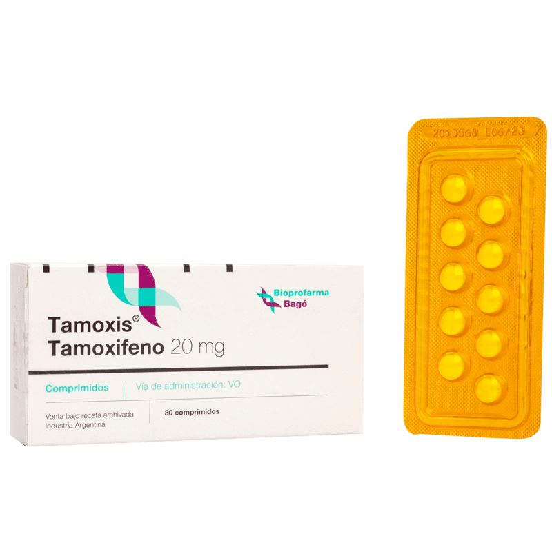 Pastillas tamoxifeno de 20 mg