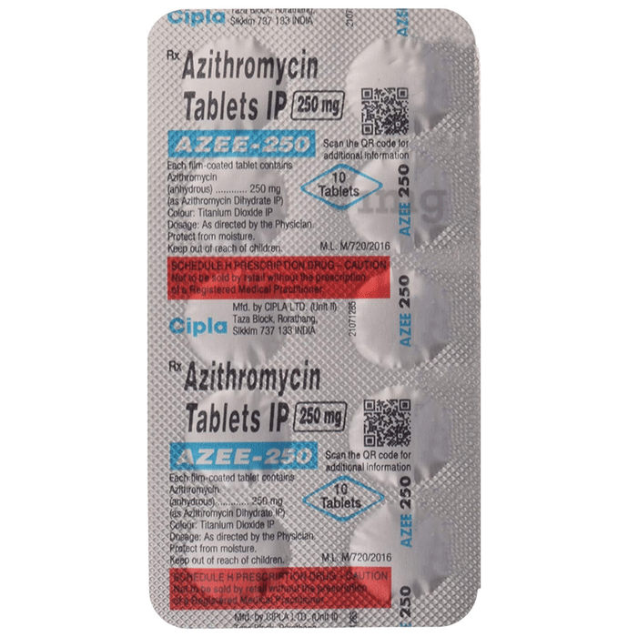 Azithromycin 250 mg mrp