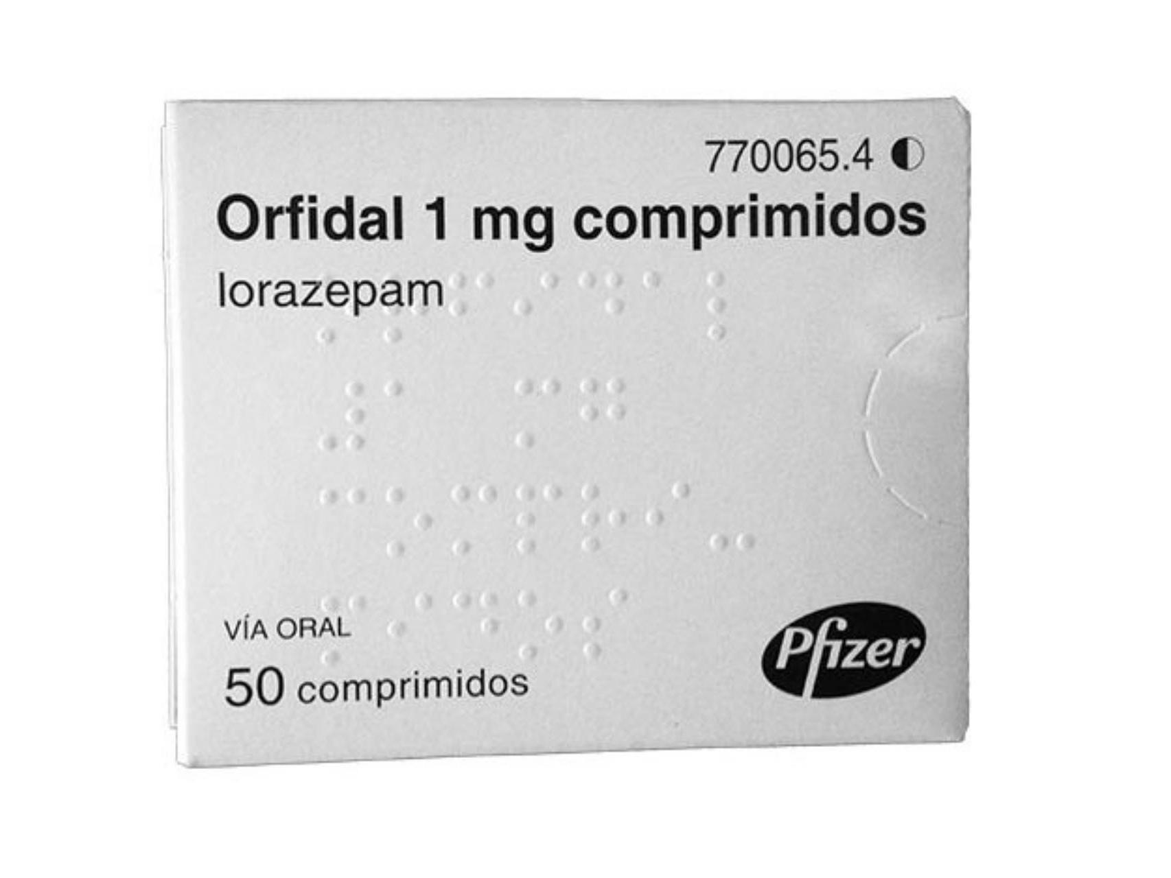 Pastillas en lorazepam