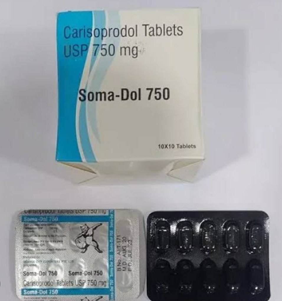 Carisoprodol de 250 mg