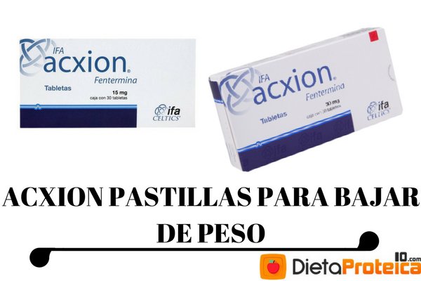 Precio de acxion fentermina 30 mg