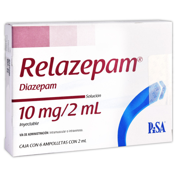 Diazepam 10 mg 2 ml precio