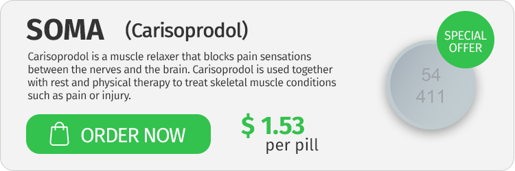 Pedido carisoprodol en línea