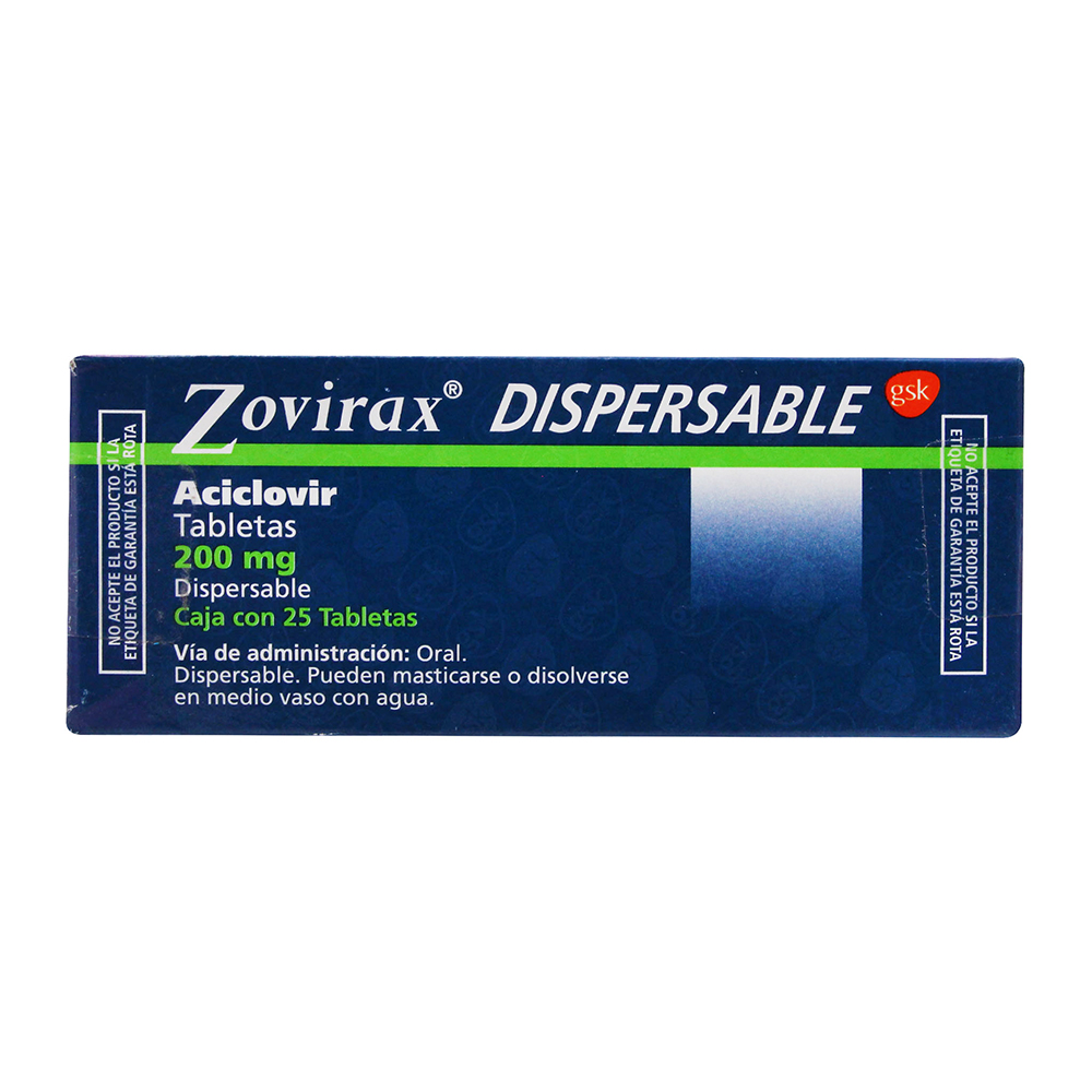 Zovirax de 200 mg