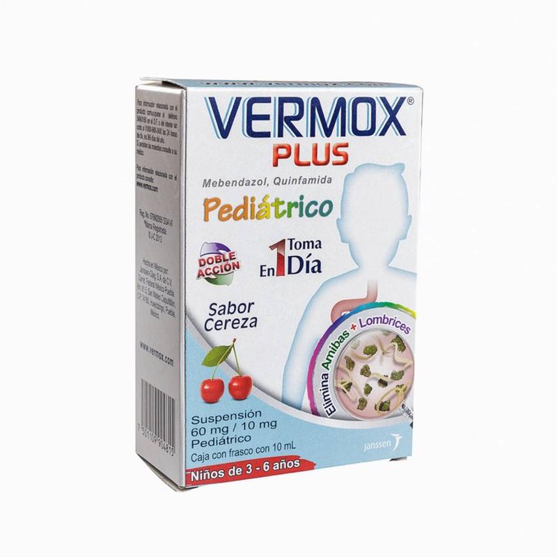 Precio de vermox plus