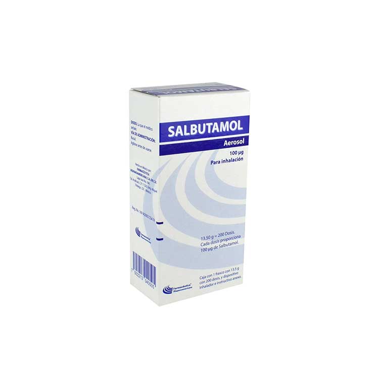 Precio salbutamol en spray