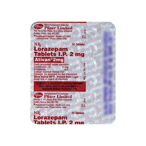 Lorazepam 2 mg precio