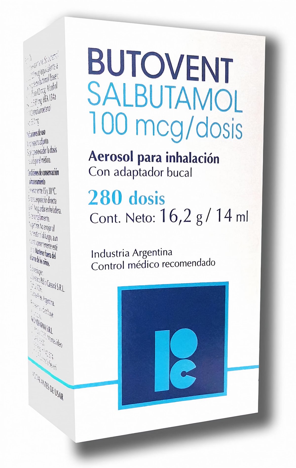 Butovent salbutamol 100mg precio