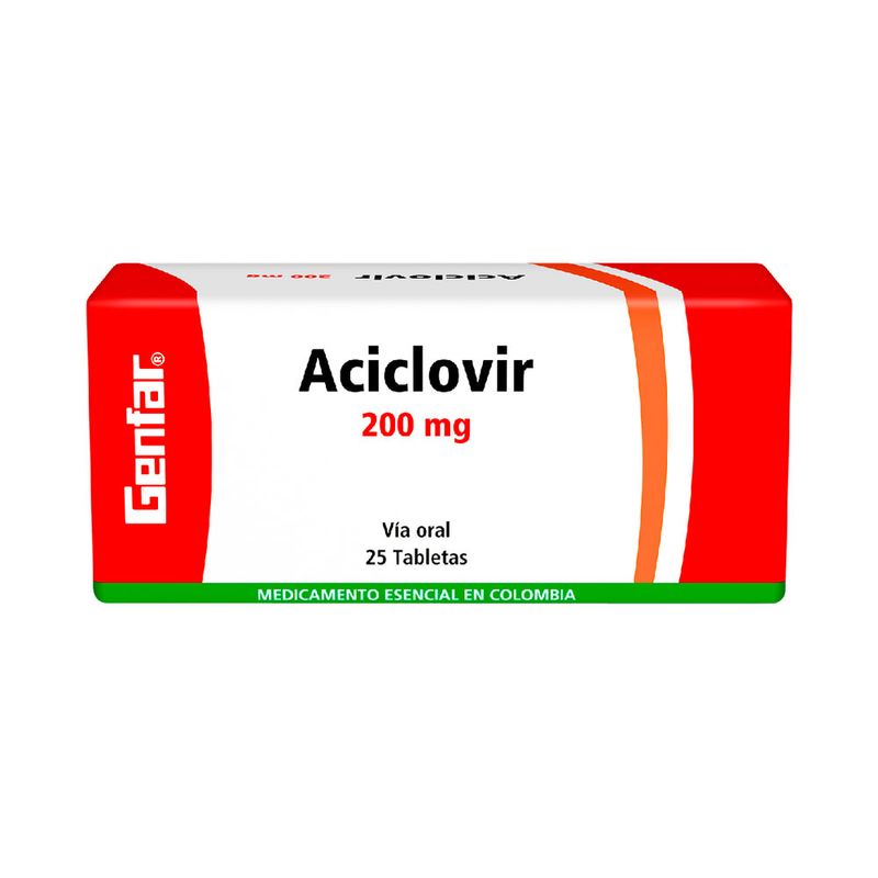 Aciclovir pastillas 200