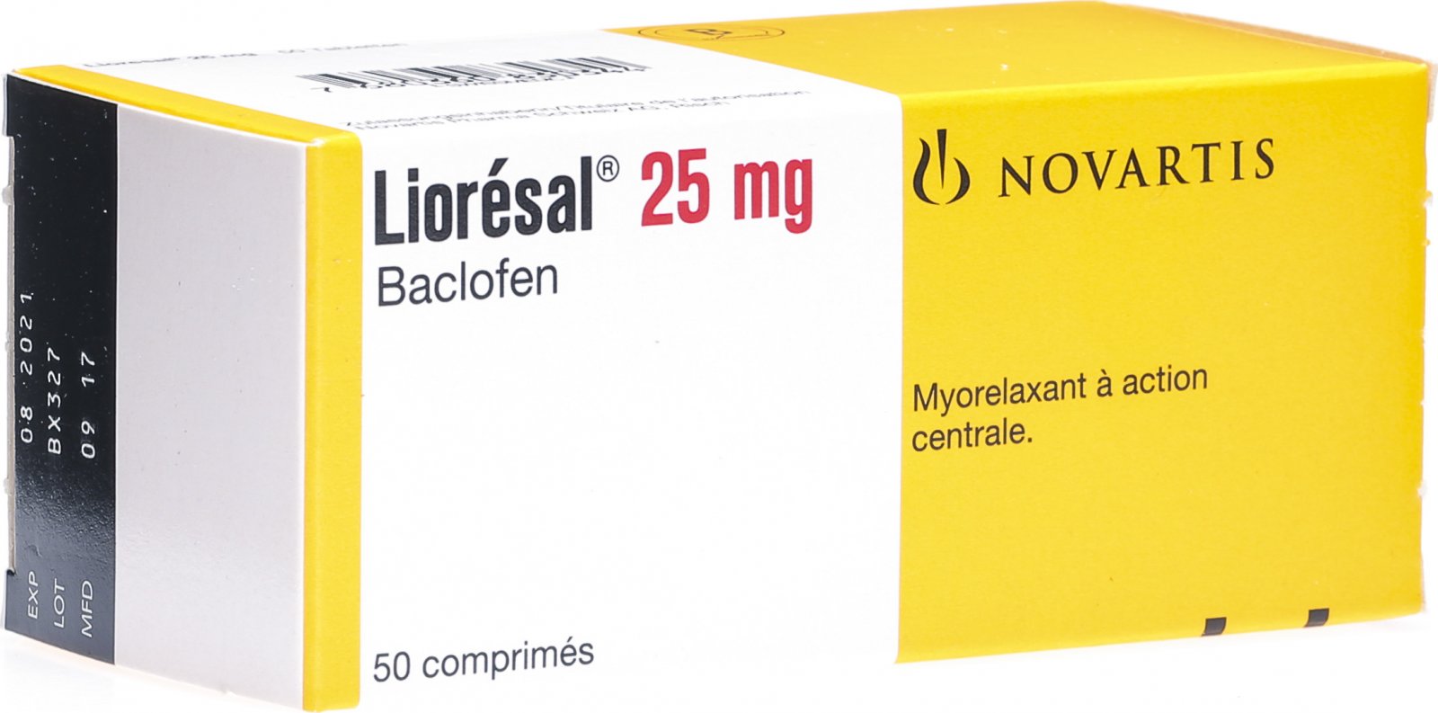 Lioresal de 25 mg