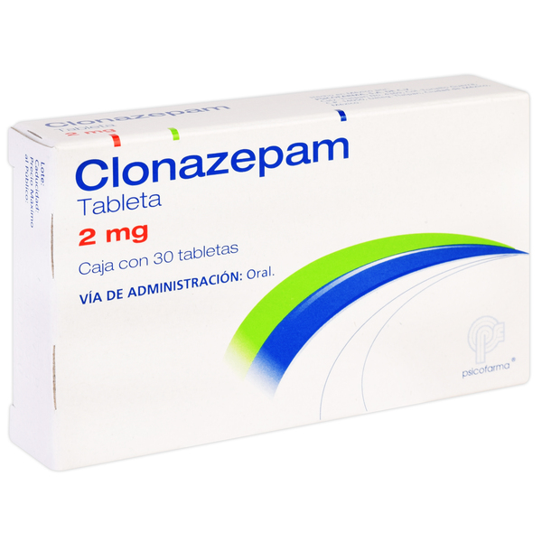 Precio de clonazepam tabletas 2 mg