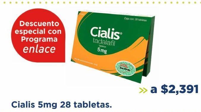 Tadalafil 5 mg 28 tabletas precio