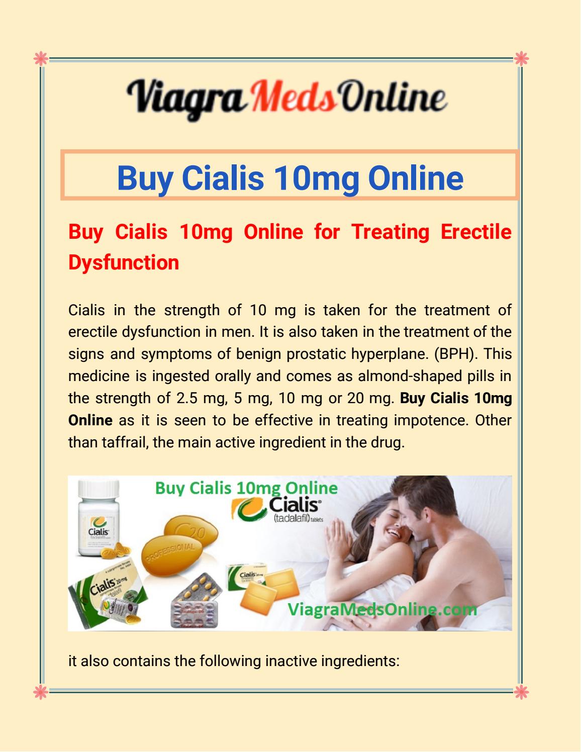 Tadalafil 10mg online