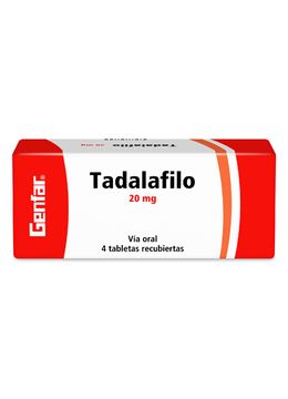 Tadalafilo 20 mg precio