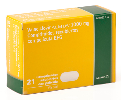 Valaciclovir 1000 mg precio