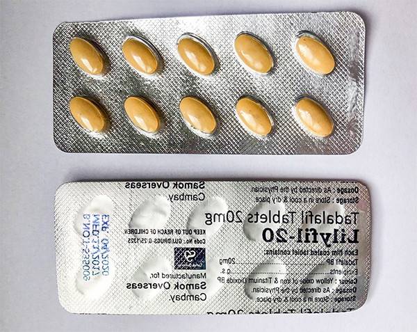 Tadalafil 20 mg hormosan