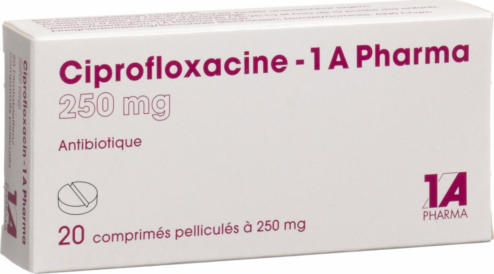 ciprofloxacin 1a 250 mg