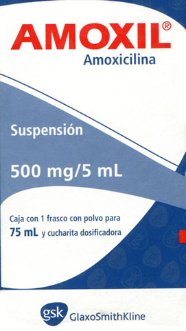 amoxil 500 mg suspension precio