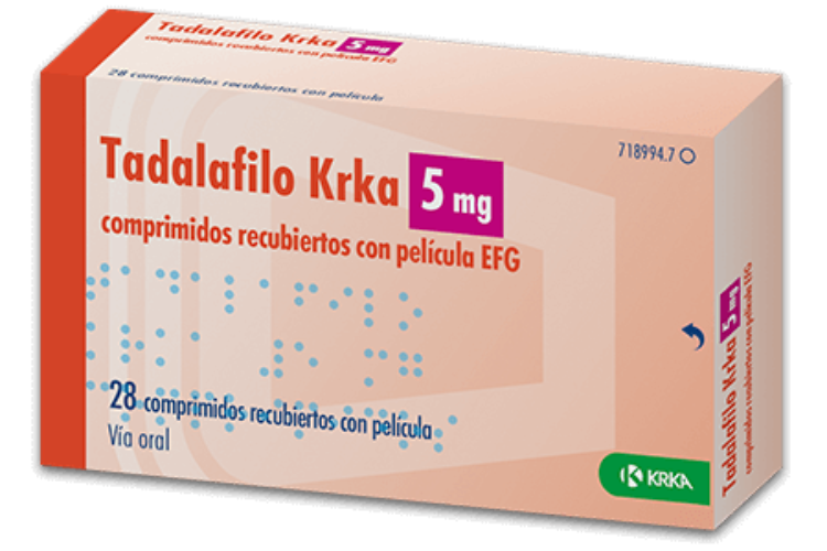 Tadalafilo 5 mg calox