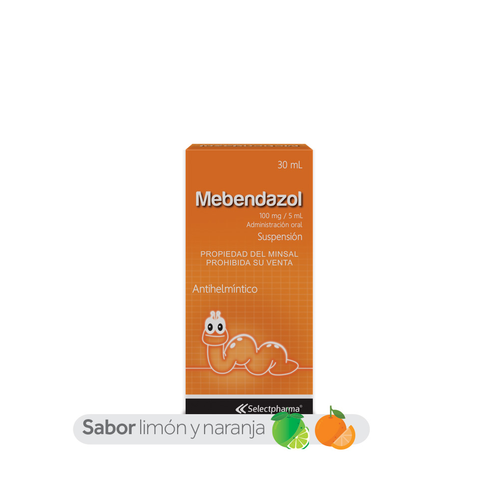 mebendazol infantil precio