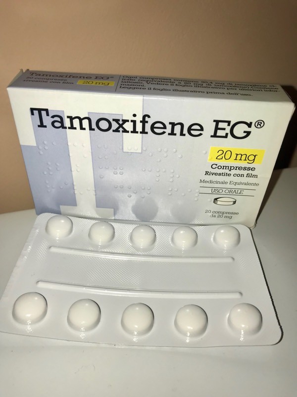 Pastillas tamoxifeno de 20 mg