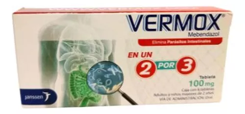 Comprar Vermox 100 Mg