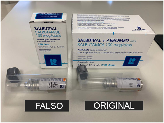 Paff de salbutamol precio