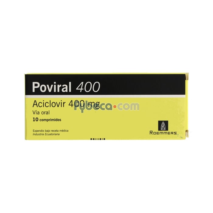 Aciclovir pastillas 400 mg precio