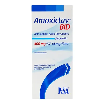 Amoxil 12h 400 mg precio