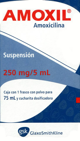 Amoxil Suspension 250 Mg Precio