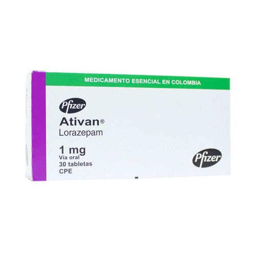 Ativan 1 Mg 80 Tabletas Precio