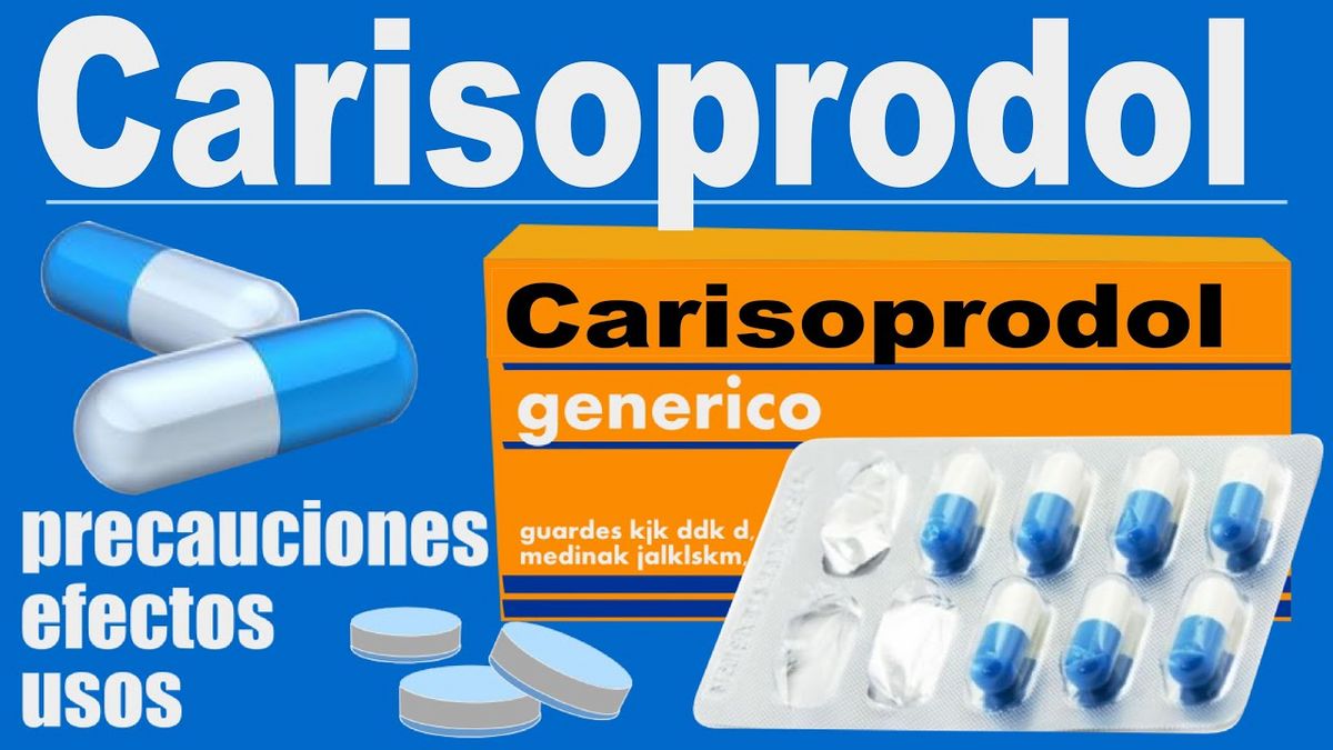 Carisoprodol en el mostrador