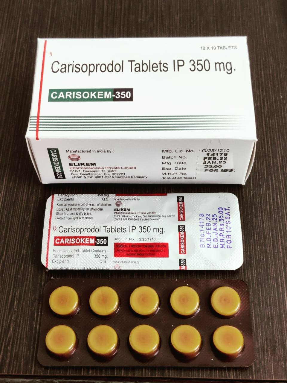 Carisoprodol 350 mg en español