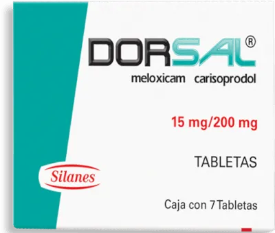 Carisoprodol meloxicam precio