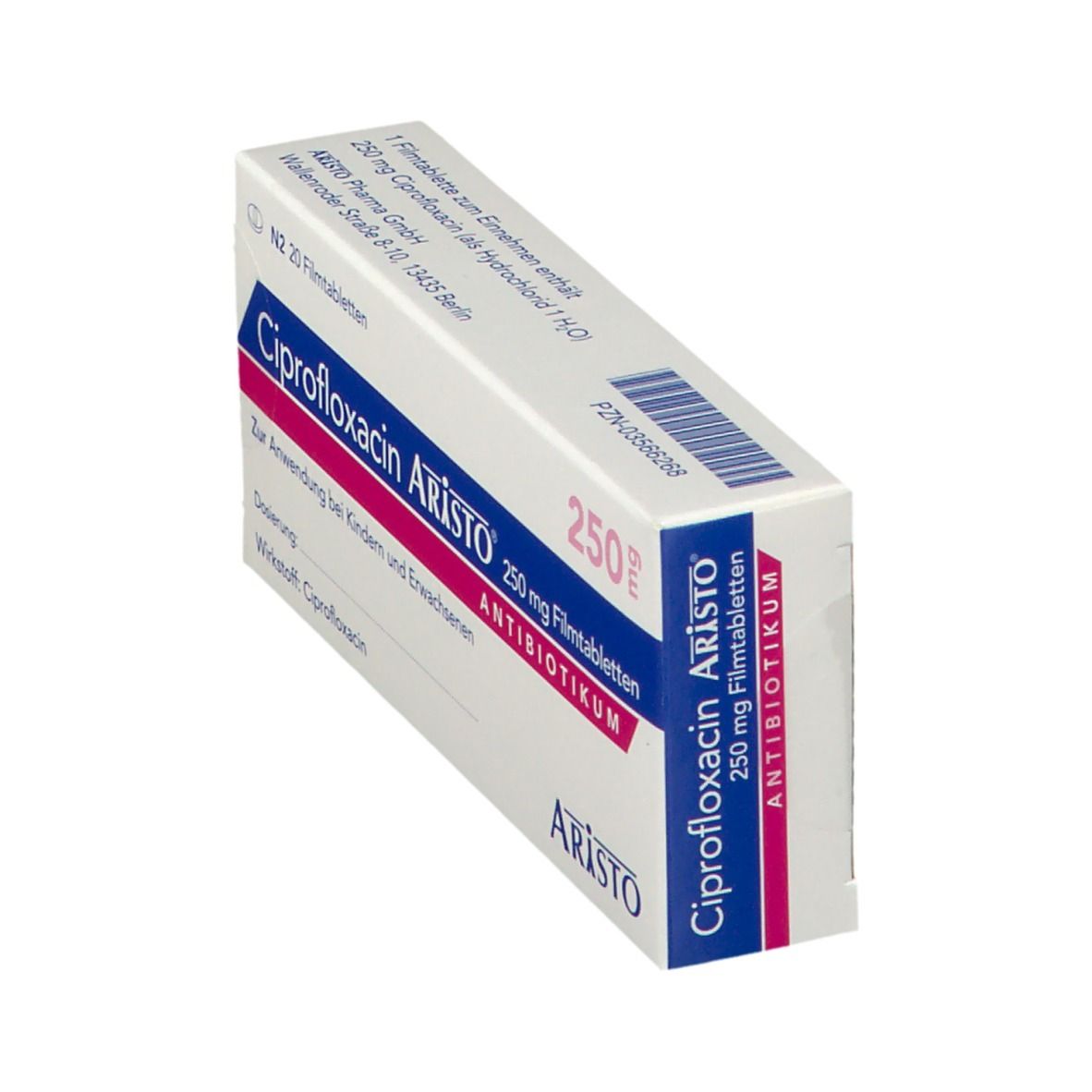 Ciprofloxacin 250 mg aristo