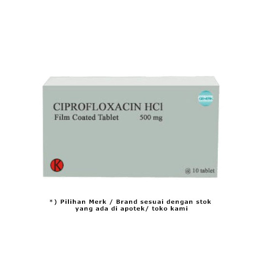 ciprofloxacin 500 mg od