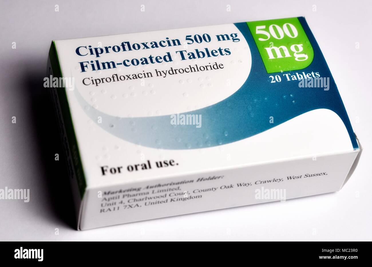 Ciprofloxacin 500 mg y102