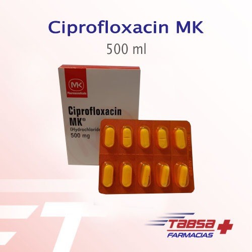 Ciprofloxacin hcl 500 mg ta