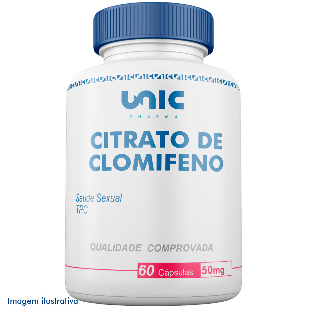 citrato de clomifeno 50mg 60 cápsulas