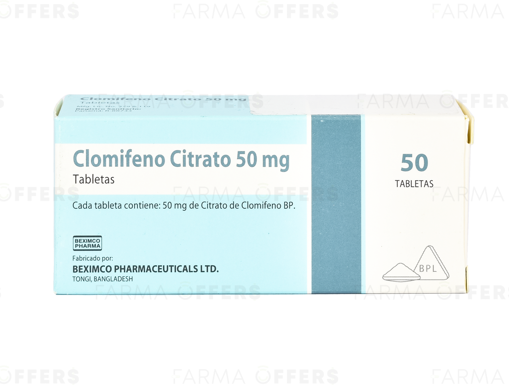 Clomifeno de 50 mg