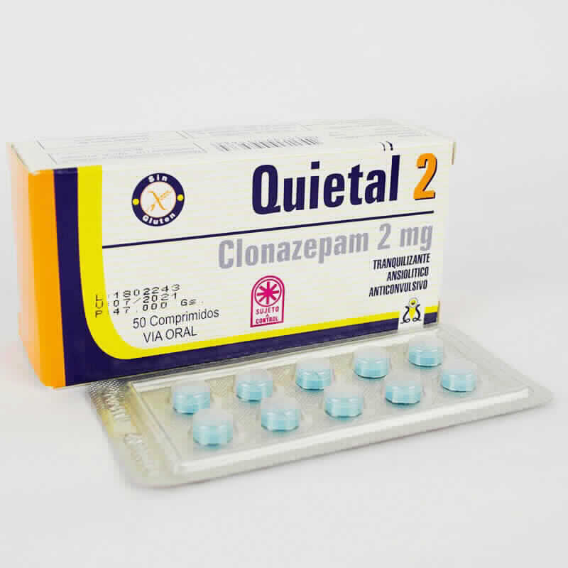 Clonazepam 2 mg costo