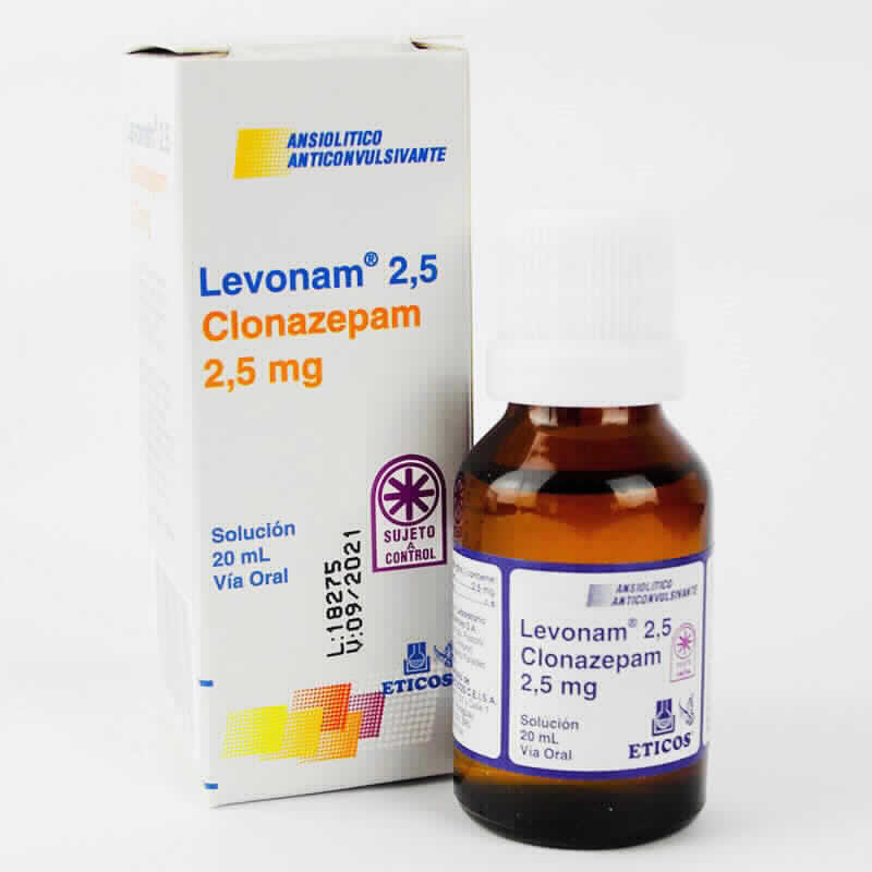 Clonazepam 2.5 precio