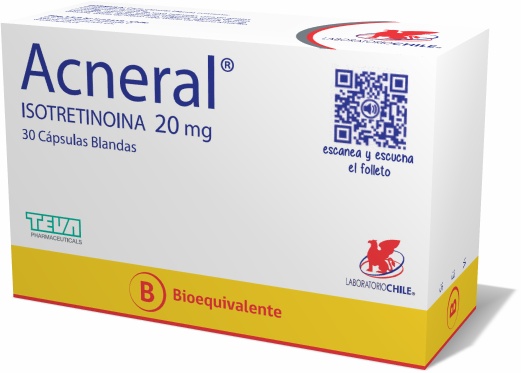 Isotretinoina capsulas 20 mg