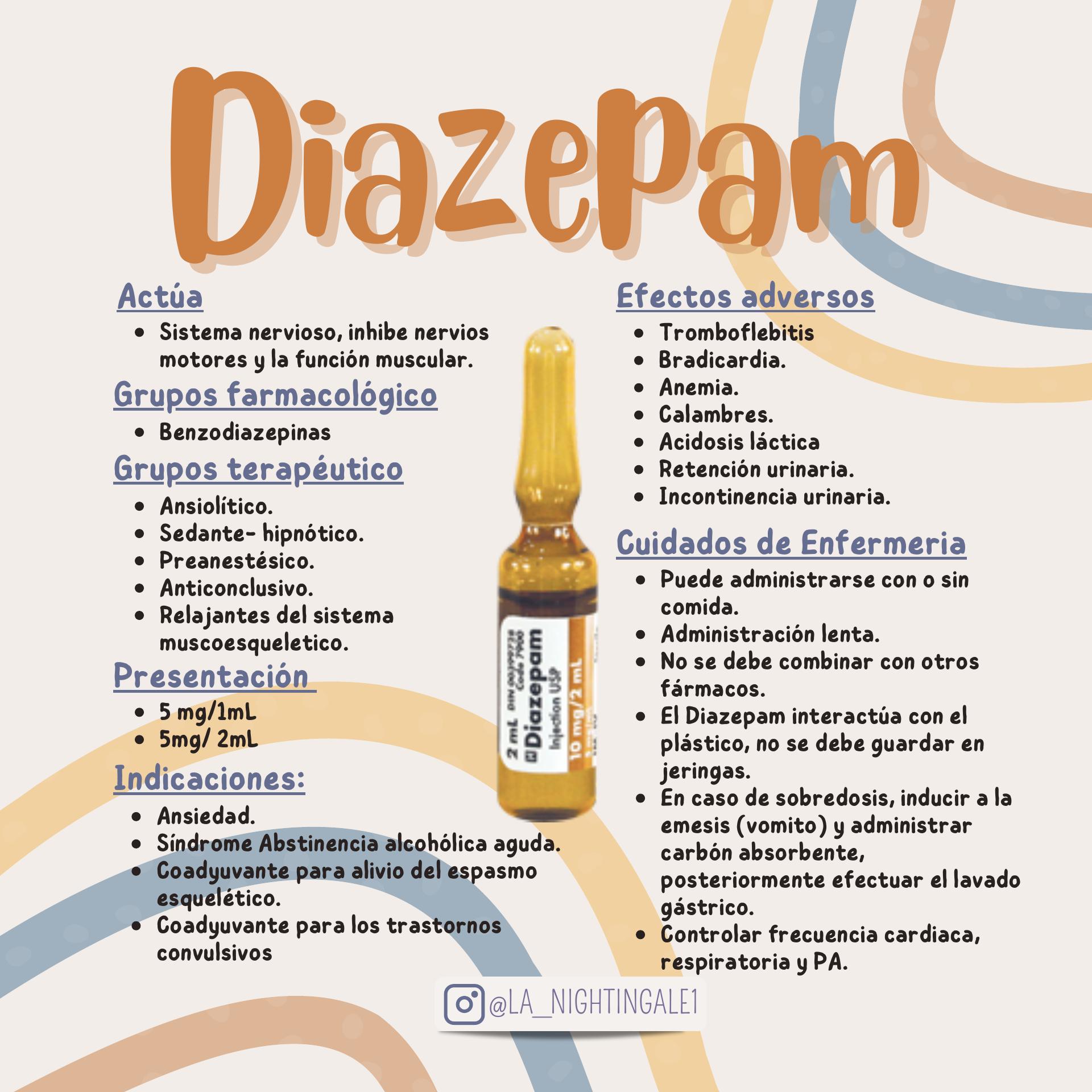 Diazepam 10 mg 2 ml precio