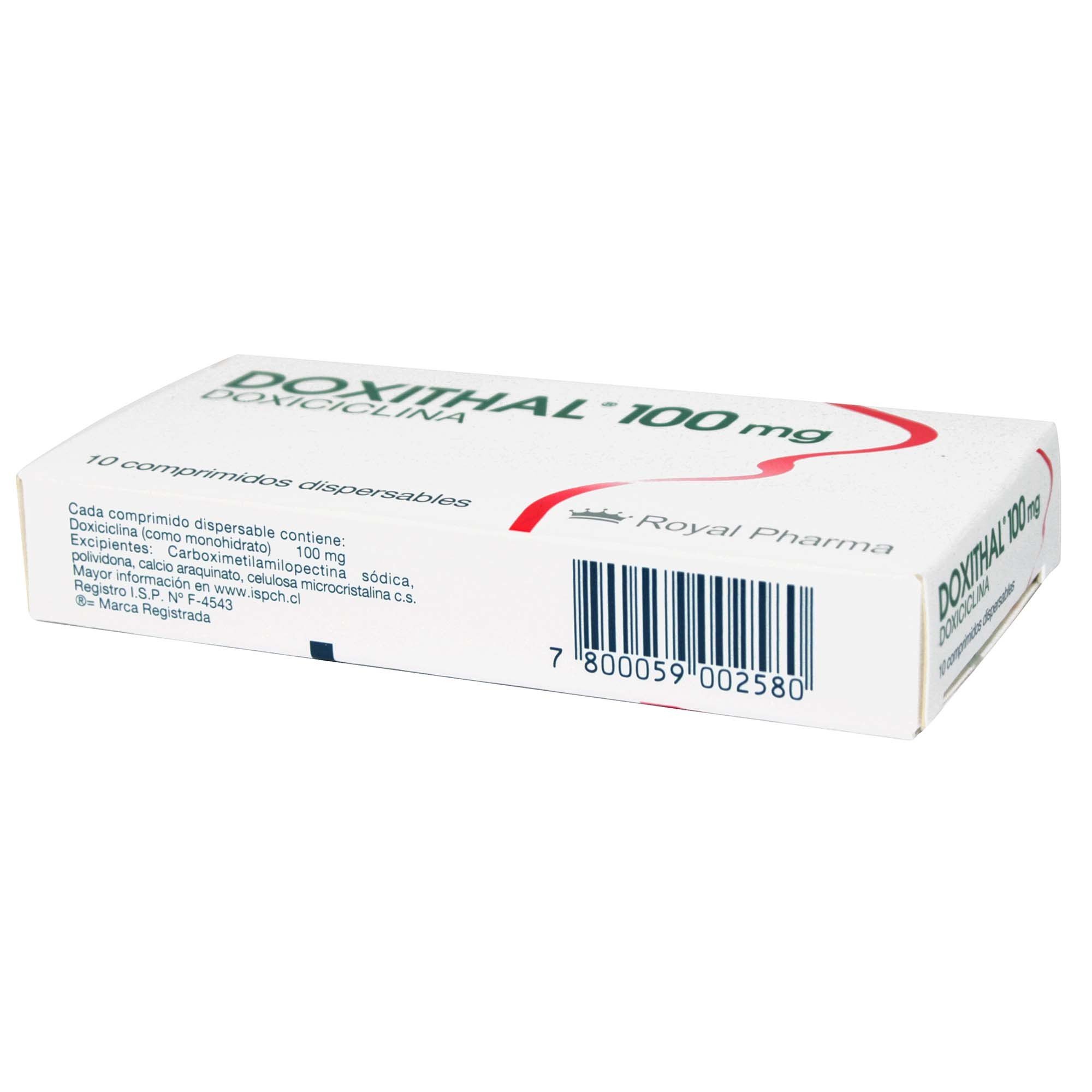 Doxiciclina 100 mg tabletas precio