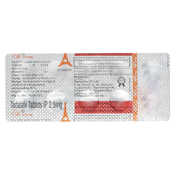 efil tadalafil 2.5 mg