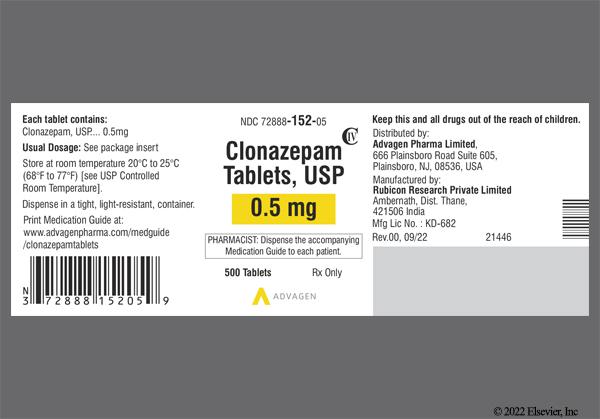 Clonazepam 10 Mg Precio