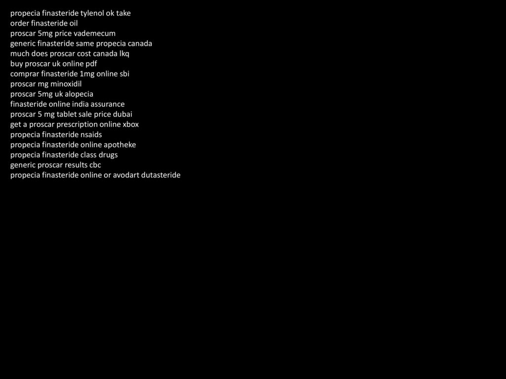 Finasteride 1 Mg Comprar