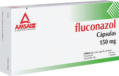 fluconazol en cápsulas de 150 mgrs